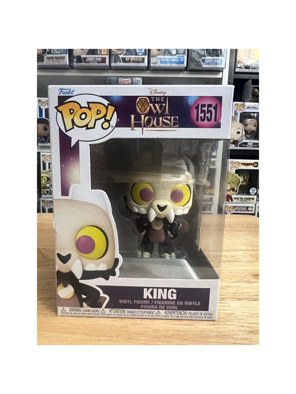 King Owl House Funko Pop #1551 Disney Animation TV Television Shows Cartoons
